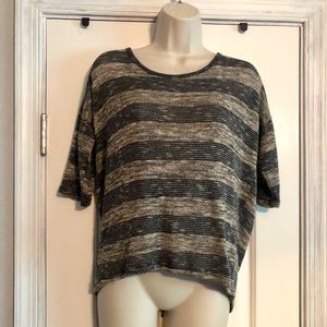 Women’s stripped shear blouse